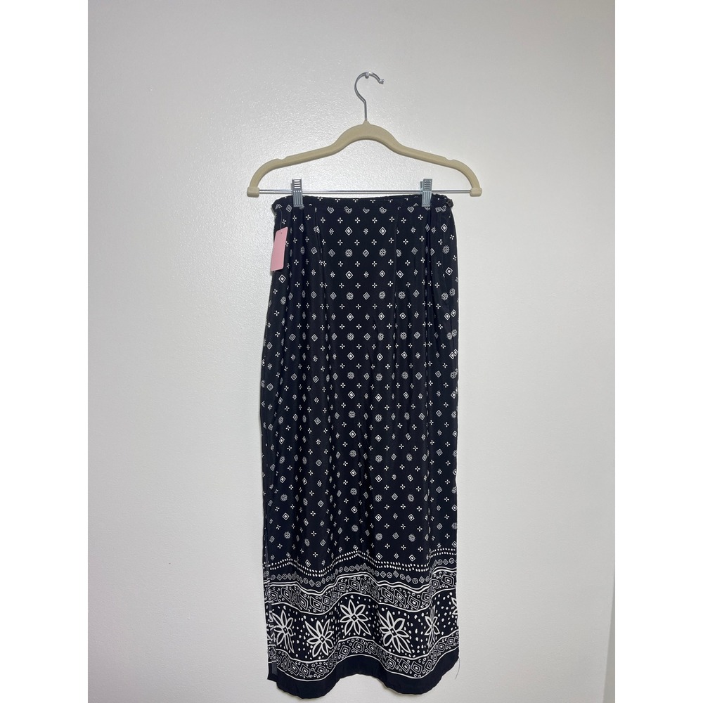 Boho maxi skirt for summer‎ flowy floral long skirt